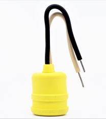 SETTER LIGHT RECEPTACLE: RUBBER / MEDIUM BASE WITH 2 LEADS / 4-1/2" LONG Replaced by 244A-30-4142                                                                                                                                                              