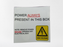 Label - "Power Always" Fan cut Off                                                                                                                                                                                                                             