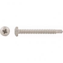 Screw #8-18 X.62 Pan Head Phillips Self Drill - Stainless Steel                                                                                                                                                                                                