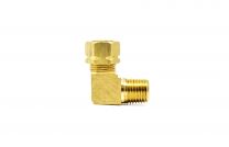 CONNECTOR, POLY TUBE 3/8" x 1/4" NPT, 90 DEGREES, MALE                                                                                                                                                                                                         