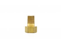 ADAPTOR NOZZLE .12 PIPE TO 12-24 .56 HEX BRASS                                                                                                                                                                                                                 